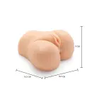 Wet Pussy Galore vibruojantis masturbatorius – kūno spalva — Nuotrauka 7