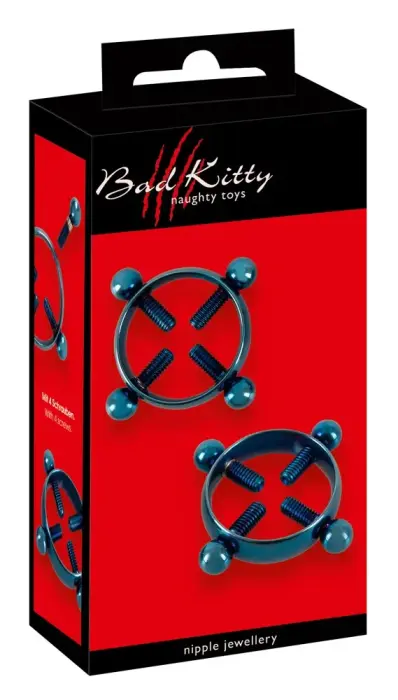 Bad Kitty Adjustable Nipple Clamps – Blue