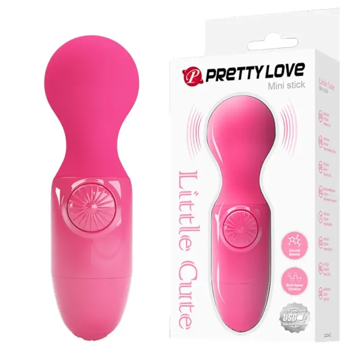 PRETTY LOVE Mini stick вибратор – розовый