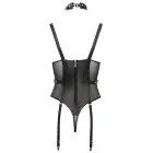 Leder nahast bodi – must – XS Photo