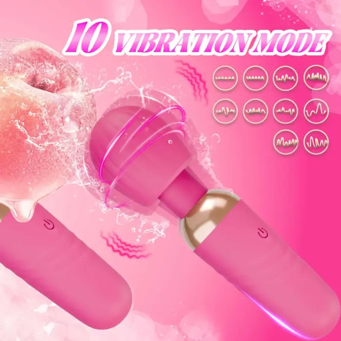 Little Fairy Wand vibrators – 14 cm – rozā Foto 14