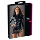 Pikkade varrukatega lukuga top – must – XL — Foto 1