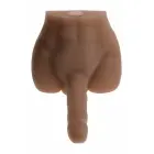 EVOLVED Torso Easy Rider – rechargeable vibrating and thrusting dildo – dark skin tone – 22 cm — Photo 3
