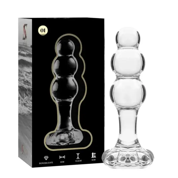 Ibiza Nebula Series Model 1 стеклянная анальная пробка – 10.5 cm