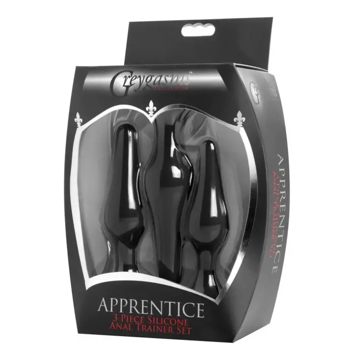 Iesācēju anālais trenažieru komplekts – 3 gabalu – Gluds – 10 - 15 cm