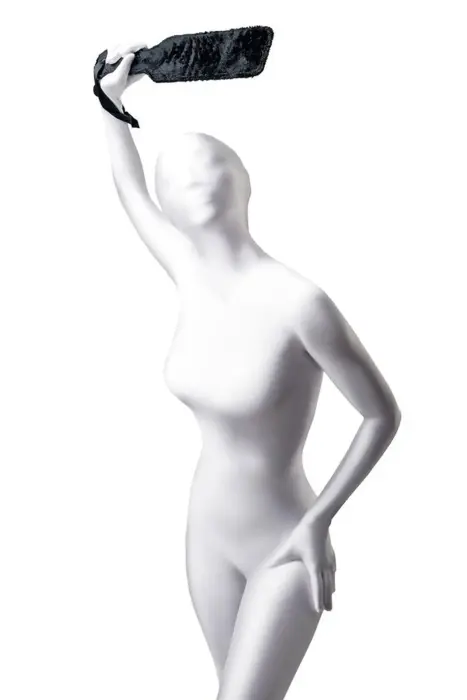 Anonymo kunstnahast peksupael – punane – 50 cm