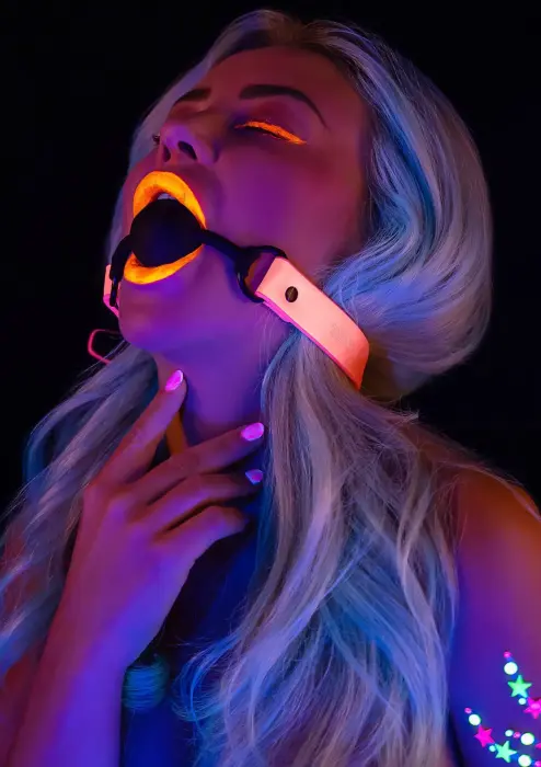 TABOOM Glow in the Dark Ball Gag – Pink