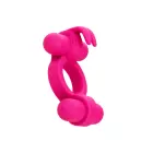 Įkraunamas Rockin Rabbit vibruojantis varpos žiedas – rožinis — Nuotrauka 10