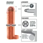 FXT 1 Ext Penis Sleeve with Ball Strap – 17.7 cm (7″) — Photo 4