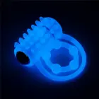 LoveToy Lumino Play Vibrating Penis Ring – светится в темноте – TPE – кольцо мошонки 2" / кольцо ствола 1,4" — Фото 5