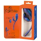 Sweet Smile Металлический гибкий двойной вибратор-пуля с Vibro-Bunny – 22.5 cm (8.9″) – разноцветный — Фото 15