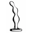 b-Vibe Stainless Steel Beaded Intimate Trainer – пробка с шариками, нержавеющая сталь – серебристый – 12,9 см, 480 г — Фото 2