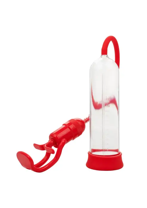 Optimum Series Magnified Penis Pump – Red