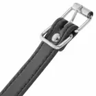 Darkness Adjustable Support Ring with Vegan Leather Strap & Chain – Black — Photo 3