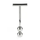 Mr. Steel The Depth Charger Dvigubos sferos analinis kištukas – Silver — Nuotrauka 4