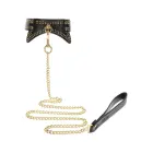 TABOOM Studded Collar and Leash – Black — Photo 1