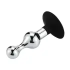 Smėlio laikrodžio formos analinis kištukas su siurbtuku – 11 cm (4.3″) — Nuotrauka 2