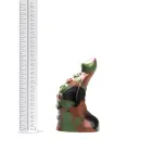 Kiotos Revolt Green Army 13 – silikoninis dildo – 16 cm — Nuotrauka 6