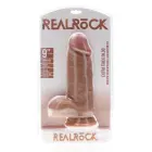 Ypač storas tiesus dildo su sėklidėmis – 23 cm (9″) – kūno spalva — Nuotrauka 1