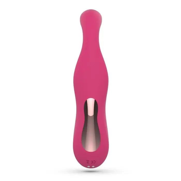 CRUSHIOUS Cyrano Clitoral Air Pulse & Vibrating Stimulator – Pink Photo