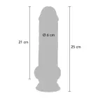 Deluxe Dual Density Thick Dildo – 25 cm (10″) – Skin — Photo 9