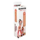GLADIATOR насадка на член – 17.5 cm (7″) – телесный — Фото 5