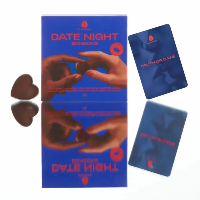 The Oh Collective Date Night karameles un šokolādes konfektes 4 gab. ar augu piedevām