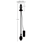 Inflatable Fanny Hill Butt Plug – 12 cm (4.7″) – Black — Photo 7