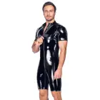 Black Level Vinyl Playsuit – Black – 2XL — Photo 3