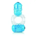 The Screaming O ColorPop Big O2 Dual-Motor Vibrating Ring – Blue — Photo 2