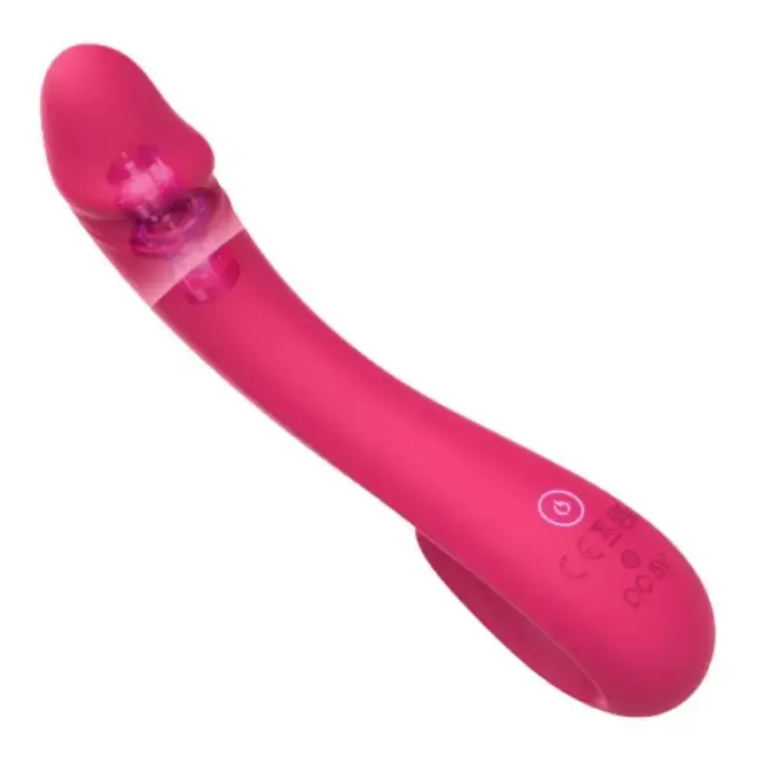 Kinky Pleasure Model J Vibey гибкий вибратор для точки G – 19.4 cm (7.6″) – розовый