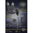 ANOS piepūšams anālais paplašinātājs ar vibrāciju – 10.9 cm (4.3″) – Melns — Foto 15