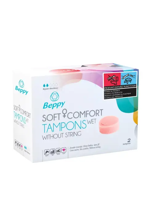 Beppy Soft & Comfort Wet менструальные тампоны – 2 шт.