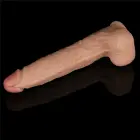 LoveToy Power Basics Cock – įkraunamas vibruojantis realistiškas dildo su siurbtuku – 28 cm (11 colių) — Nuotrauka 7