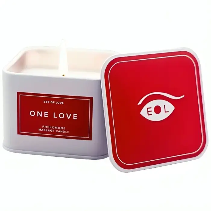 Eye of Love One Love pheromone massage candle – citrus rose & jasmine – 150 ml