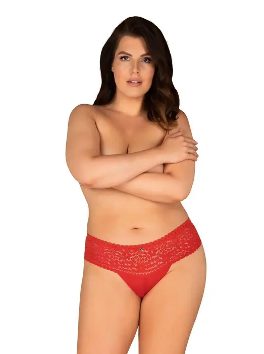 Blossmina Lace Panties – Red – 4XL