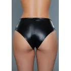 Be Wicked Ring Me Up Shorts BLK S Faux Leather Low Rise Design — Foto 2