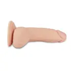 Reālistisks vibrējošs dildo – 18 cm (7″) – Melns Foto 2