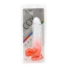 Kiotos Cox värviline dildo iminapaga – 18.5 cm (7.3″) – Läbipaistev/Punane — Foto 8
