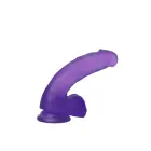 7" Jelly Studs Crystal Dildo – 18 cm (7″) – Violets — Foto 4