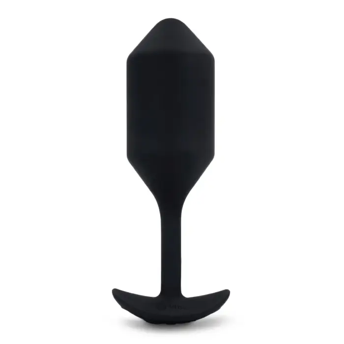 b-Vibe Vibrating Snug Plug 4 – 15 cm – Черный