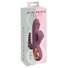Slim Triple Plum vibrators – 21.4 cm (8.4″) – violets Foto 1