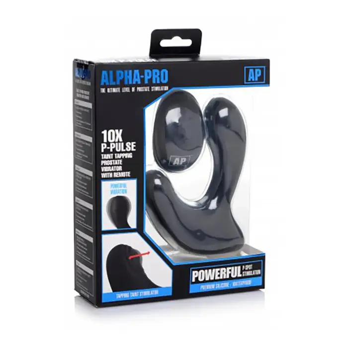 Silicone Prostate Stimulator with Remote Control – 10 Speeds