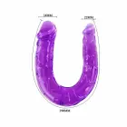 Baile Double Flexible dildo – 29 cm (11.4″) – violets — Foto 4