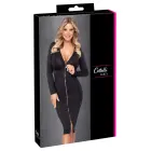 Cottelli BONDAGE Open Crotch Bodysuit with Straps, Detachable Chains, and Cuffs – Purple Accents – L — Photo 1
