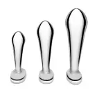 b-Vibe Stainless Steel Training Set – 3-Piece Prostate Plug Kit — Photo 7