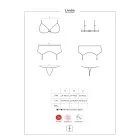 Lividia 3-Piece Lingerie Set – Red – S/M — Photo 5