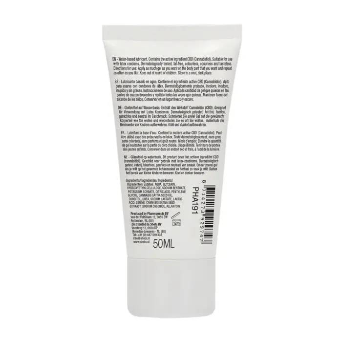 Natural CBD lubrikants uz ūdens bāzes – 50 ml Foto 3