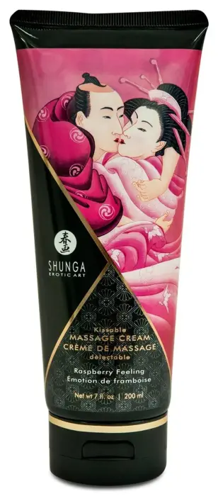 Shunga Массажный Крем с Ароматом Малины – 200 ml