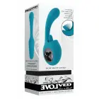 EVOLVED HOW MANY LICKS uzlādējams silikona intīmais aparāts – 17.8 cm (7″) – violets — Foto 1